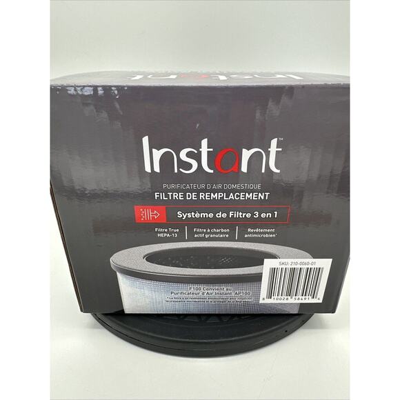 Instant AP100 3-in-1 HEPA Air Purifier Filter for Home Allergens & Pet Dander - Picture 3 of 3